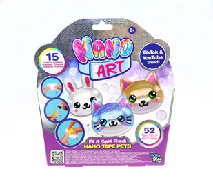 Nano Art Fill & Squish Friends - 6L - Masy plastyczne - miniaturka - grafika 1