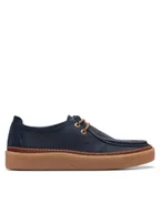 Mokasyny męskie - Clarks Mokasyny Clarkwood Moc 26176871 Granatowy - miniaturka - grafika 1