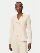 Marynarki i żakiety damskie - Rinascimento Marynarka CFC0127901003 Beżowy Slim Fit - miniaturka - grafika 1