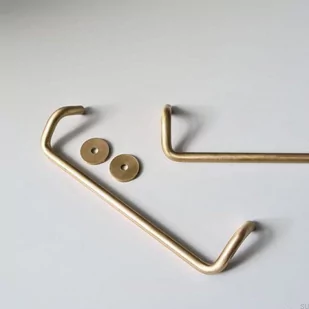 Uchwyt meblowy podłużny Ava 128 Mosiężny Nielakierowany - Zawiasy, okucia i inne akcesoria Uchwyt meblowy podłużny Ava 128 Mosiężny Nielakierowany - Zawiasy, okucia i inne akcesoria - miniaturka - grafika 1