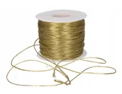 Zabawki kreatywne - Sznurek Metalizowany Lina Złota Dekoracyjna Sznurek Złoty 100m 0,8mm - miniaturka - grafika 1