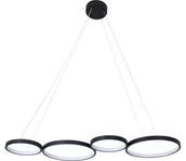 Lampy sufitowe - LED Żyrandol na lince FLAMENCO LED/42W/230V 4000K czarny - miniaturka - grafika 1