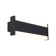 Lampy ogrodowe - QAZQA Nowoczesny kinkiet czarny 30 cm z LED CCT IP54 - Vanya - miniaturka - grafika 1