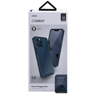UNIQ etui Combat iPhone 12 Pro Max 6,7" niebieski/nautical blue - Etui i futerały do telefonów - miniaturka - grafika 6