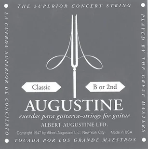 Augustine augustyn Classic Czarny B2 Single B 2. gitary na Klassik gitara Classic Black B2 - Struny gitarowe  - miniaturka - grafika 1