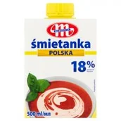 Śmietana - Mlekovita Śmietanka Polska UHT 18% 500 ml - miniaturka - grafika 1