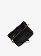 Portfele - MICHAEL KORS Portfel damski duży poziomy skórzany czarny PARKER - miniaturka - grafika 1