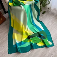 Inne - TEMU Szalik o wymiarach 180 cm x 85 cm, ważący około 125 gramów, charakteryzuje się minimalistycznym wzorem w paski, idealny na plażę. - miniaturka - grafika 1