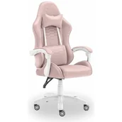 Fotele gamingowe - Fotel HELL'S CHAIR HC-1000 Kids Różowy - miniaturka - grafika 1