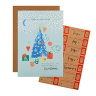 Kartki okolicznościowe i zaproszenia - Hallmark Kartka świąteczna dla dziadka - klasyczny wzór drzewa z możliwością personalizacji podpisem - miniaturka - grafika 1