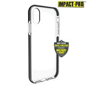 Etui i futerały do telefonów - PURO Impact Pro Hard Shield - Etui iPhone XR (czarny) IPCX61HARDSHBLK - miniaturka - grafika 1