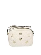 Torebki damskie - Pollini Damska torba na ramię Sc4528ppp1gse0100, biała, 20 x 6 x 14, biały - miniaturka - grafika 1