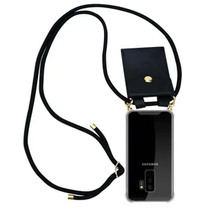 Łańcuszek Pokrowiec Do Samsung Galaxy S9 PLUS w CZARNY Etui Obudowa Case Cover Ochronny Cadorabo - Etui i futerały do telefonów - miniaturka - grafika 1