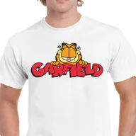 Koszulki męskie - KOSZULKA GARFIELD ŚMIESZNA KOT BAJKA BAWEŁNA BAJKA JAKOŚĆ P036 XL - miniaturka - grafika 1