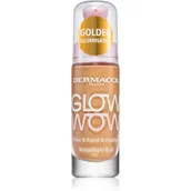 Rozświetlacze do twarzy i ciała - Dermacol Glow Wow Highlighter rozświetlacz do twarzy 20ml - miniaturka - grafika 1