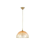 Lampy sufitowe - Lampa wisząca Sole złoto-pomarańczowa 1xE27x15W do kuchni wym: 115 x 36 x 36 cm tworzywo sztuczne Alfa - miniaturka - grafika 1