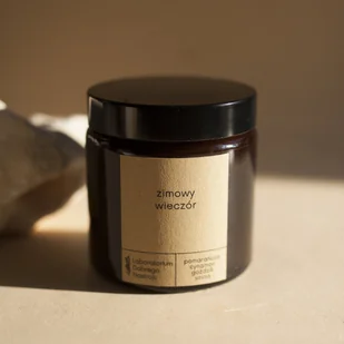 świeca sojowa: zimowy wieczór 120ml / Laboratorium Dobrego Nastroju - Świece - miniaturka - grafika 1