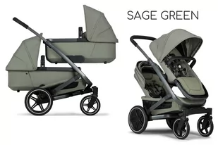 JEDO GEO3 2w1 Sage Green - Wózki dziecięce - miniaturka - grafika 1