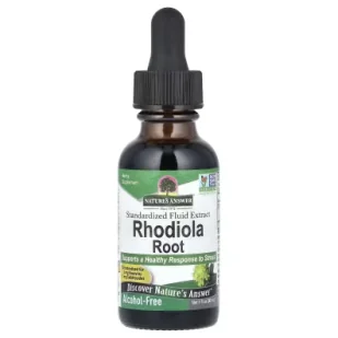 Natures Answer Rhodiola Root - Korzeń różeńca górskiego Suplement diety 30 ml - Układ nerwowy - miniaturka - grafika 1