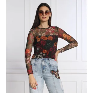 Desigual Bluzka UXIA | Slim Fit - Bluzki damskie - miniaturka - grafika 1