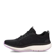 Trampki damskie - Skechers 124933 Bklv, Trampki damskie, Czarna tkanina z lawendowym brzegiem, 41 EU - miniaturka - grafika 1