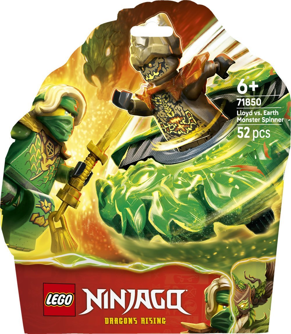 LEGO Ninjago Lloyd kontra ziemny potwór na spinnerze 71850
