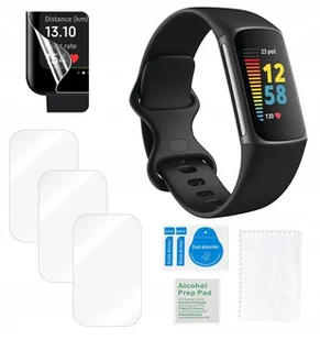 Folia hydrożelowa do FITBIT Charge 5 ochronna na ekran 3 sztuki - Akcesoria do smartwatchy - miniaturka - grafika 1