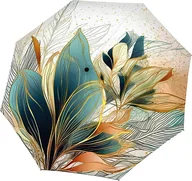 Parasole - Parasolka Carbonsteel Magic biało-zielona - miniaturka - grafika 1