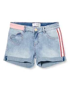 Spodenki damskie - Desigual Szorty dziewczęce Denim_rodriguez, niebieski (Jeans Claro 5007), 104 cm - miniaturka - grafika 1