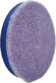 Akcesoria do mycia samochodu - Lake Country HD Purple Wool with Blue Foam  silnie tnące futro polerskie 83mm - grafika 1