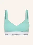 Biustonosze - Calvin Klein Biustonosz Push-Up Icon Cotton Modal gruen - miniaturka - grafika 1