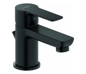 Baterie umywalkowe - Duravit DC1013001046 - bateria umywalkowa z odpływem D-CODE, czarny mat - miniaturka - grafika 1