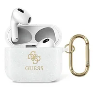 Akcesoria do słuchawek - Guess Guess GUA3UCG4GT AirPods 3 cover Transparent Glitter Collection GUE1110CL - miniaturka - grafika 1