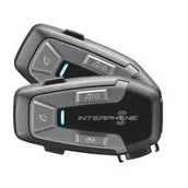 Zestawy głośnomówiące - Zestaw głośnomówiący Interphone U-COM6R pro uzavřené a otevřené přilbyTwin Pack (INTERPHOUCOM6RTP) Czarne - miniaturka - grafika 1