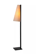 Lampy stojące - Lucide Gregory 30795/81/38 lampa stojąca podłogowa 1x60W E27 beżowa/czarna - miniaturka - grafika 1