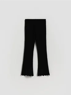 Reserved - Legginsy flare - czarny - Spodnie i spodenki dla dziewczynek - miniaturka - grafika 1