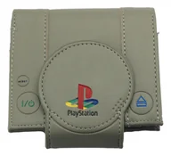 Portfele - Portfel Dla Gracza Dwuczęściowy Playstation Szary - miniaturka - grafika 1