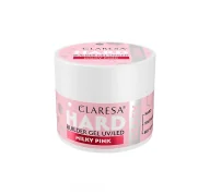Żele do paznokci - Claresa Hard & Easy żel budujący Milky Pink 12 g - miniaturka - grafika 1
