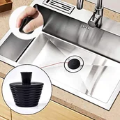 Syfony - 3-częściowe korki do wanny, silikonowy korek odpływowy, uniwersalny korek odpływowy, korek do zlewu, korek odpływowy do odpływów - miniaturka - grafika 1