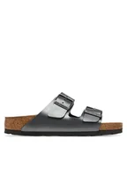 Klapki i japonki damskie - Birkenstock Klapki Arizona 1029224 Szary - miniaturka - grafika 1