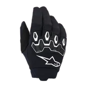 Rękawice motocyklowe - Rękawice MX Alpinestars Full Bore V2 Młodzieżowy Czarny/Złamany BiałyM - miniaturka - grafika 1