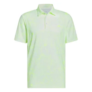 Koszulka do golfa męska Adidas Sun Energy Polo white/yellow - Golf - miniaturka - grafika 1