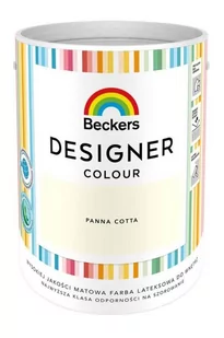 Beckers Farba do ścian i sufitów DESIGNER COLOUR 5 l Panna Cotta - Farby wewnętrzne - miniaturka - grafika 1