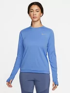 Koszulki sportowe damskie - Nike Koszulka w kolorze niebieskim do biegania - miniaturka - grafika 1