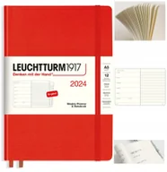 Kalendarze - LEUCHTTURM1917 Planer kalendarz książkowy A5 tyg. - miniaturka - grafika 1
