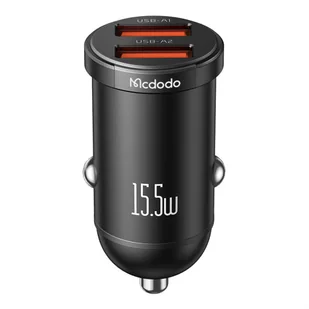 Ładowarka samochodowa Mcdodo CC-2950, 2x USB, 15.5W (czarna) - Ładowarki samochodowe - miniaturka - grafika 1