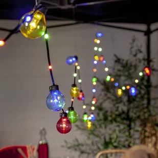 STAR TRADING Łańcuch świetlny LED Bolla, kolorowy, plastikowy Długość 5,3 m 20-punktowa. - Lampy ogrodowe - miniaturka - grafika 1