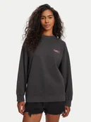 Bluzy damskie - Roxy Bluza ERJFT04997 Czarny Relaxed Fit - miniaturka - grafika 1