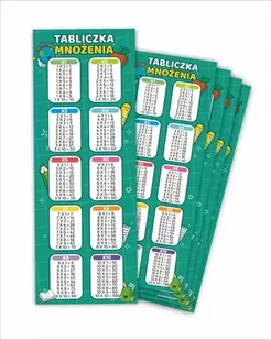 Zakładki do książek. Tabliczka mnożenia (5 szt) - LearnHow - Zakładki do książek - miniaturka - grafika 1