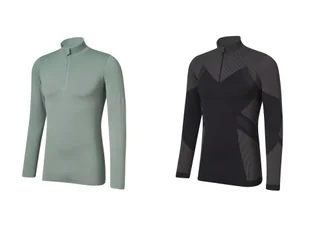 CRIVIT Koszulka funkcyjna męska z długim rękawem - Pozostała odzież narciarska - miniaturka - grafika 1